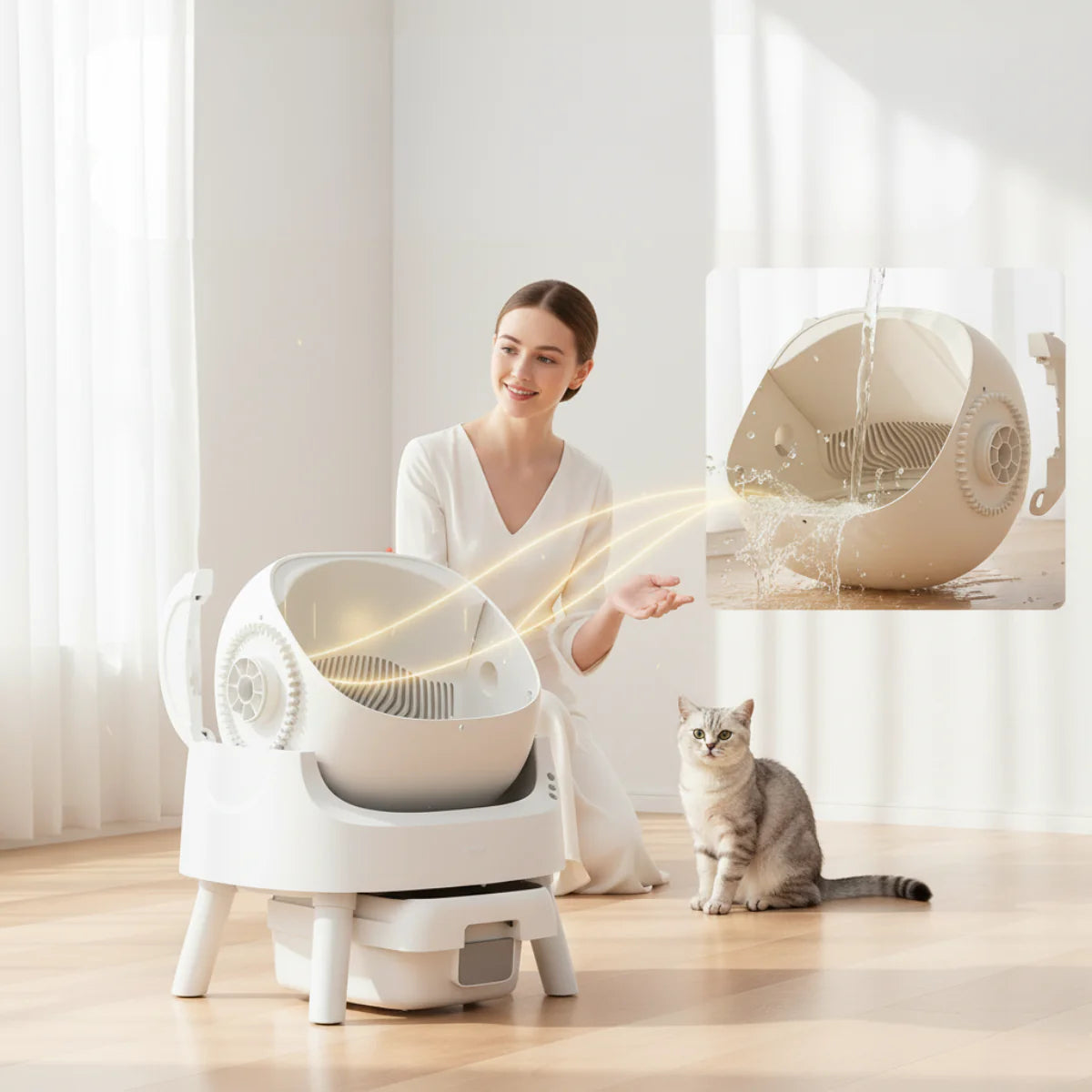 AutoScoopy™ Original Self-Cleaning Smart Cat Litter Box